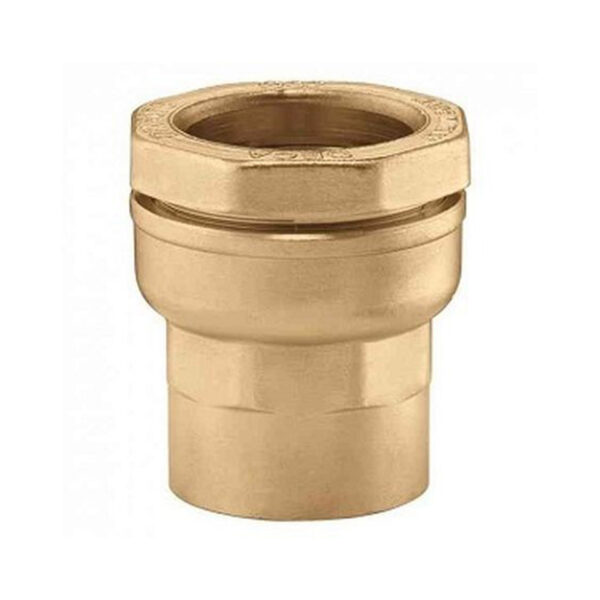 RACCORD DROIT DECA POUR TUBE ACIER ET PE 010R 1"FX34