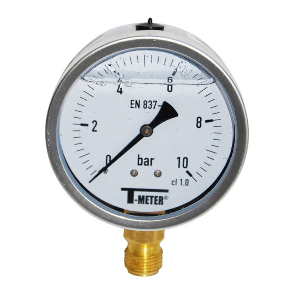 MANO RADIAL DIA. 100MM GLYCERINE 10014G 016BAR