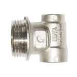 Manifold End Piece Chrome For Collector 1"Mx3/8fx1/2f