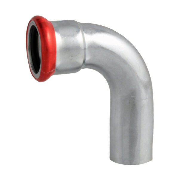 PRESS ACIER 'M 'GALVANISÉ COUDE À EMBOÎTER 90°  15 MM MF C21ZCLBP