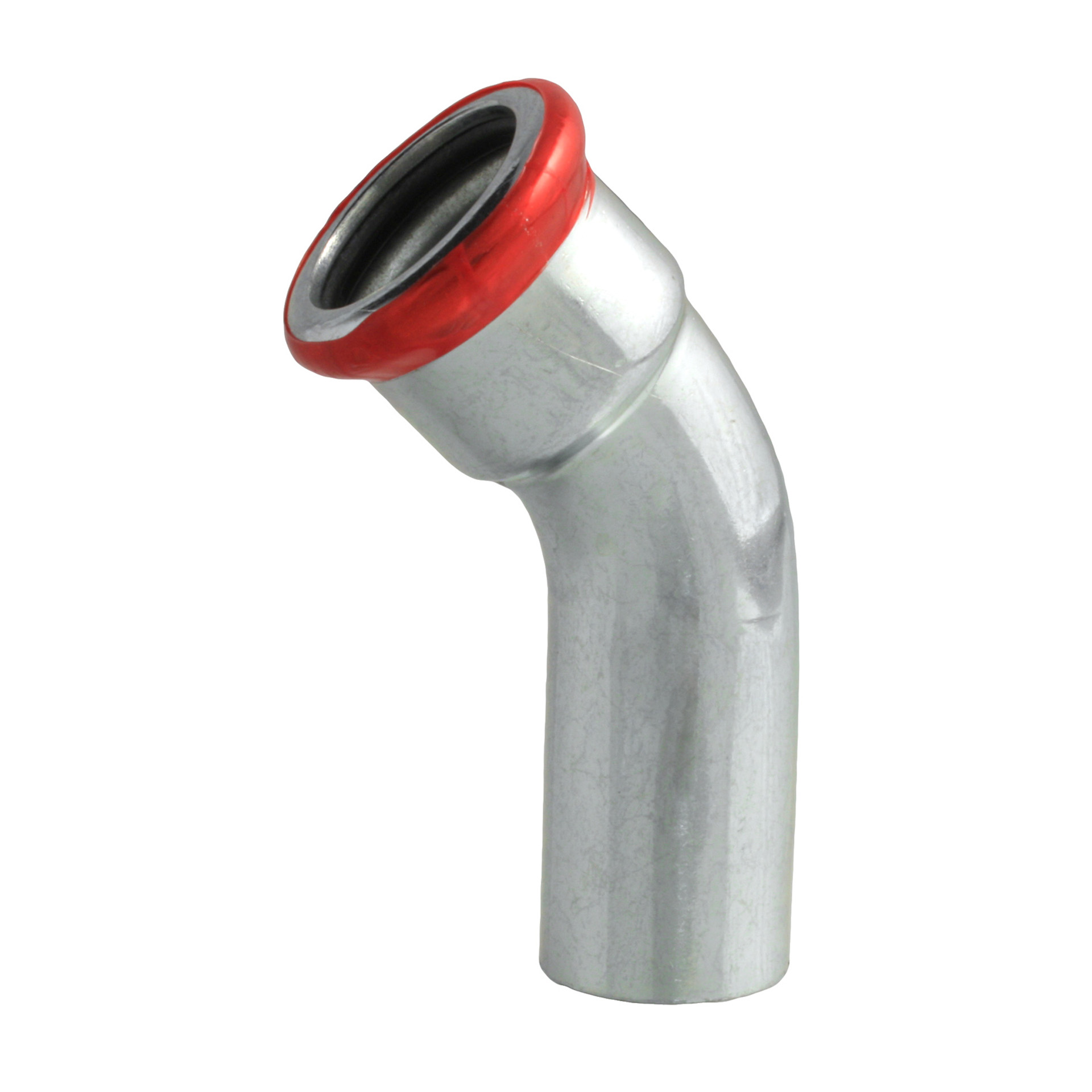 019035150b.jpg PRESS ACIER 'M 'GALVANISÉ COUDE À EMBOÎTER 45° 28 MM MF C23ZFLBP - Image 1