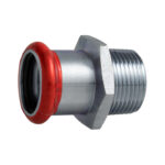 PRESS ACIER 'M 'GALVANISÉ RACCORD DROIT  M3/4 X 22 MM C81QELBP