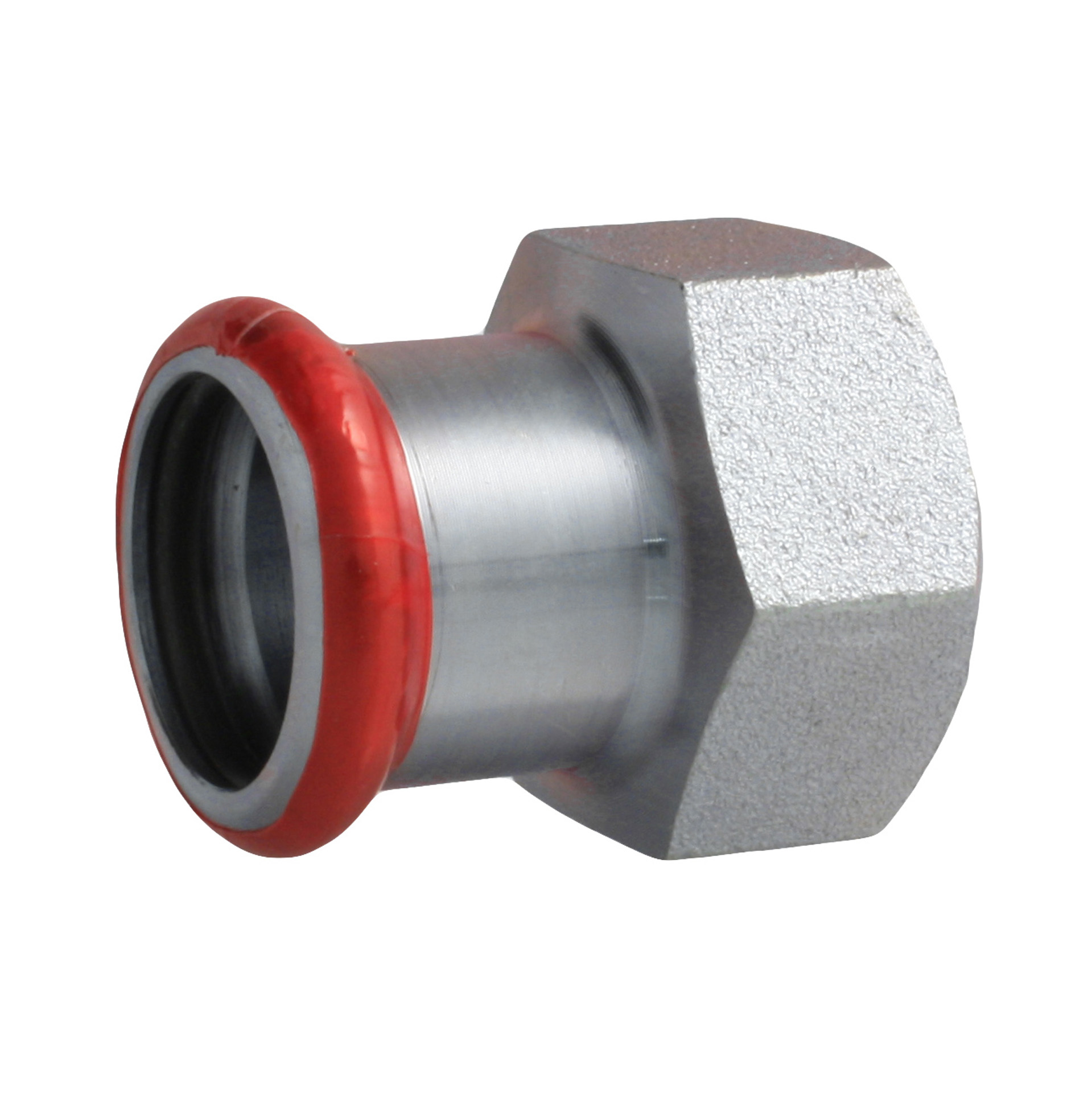 019035157f.jpg PRESS ACIER 'M 'GALVANISÉ RACCORD DROIT F1/2 X 15 MM C80PCLBP - Image 1