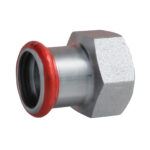 PRESS ACIER 'M 'GALVANISÉ RACCORD DROIT  F3/4 X 22 MM C80QELBP