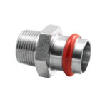 PRESS ACIER 'V'GALVANISÉ RACCORD DROIT  M 1''X28 C81RFVILBP