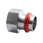 PRESS ACIER 'V'GALVANISÉ RACCORD DROIT  F 1''X28 C80RFVILBP