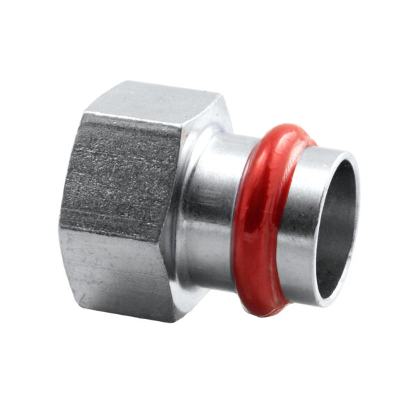 PRESS ACIER 'V'GALVANISÉ RACCORD DROIT  F 1''X28 C80RFVILBP