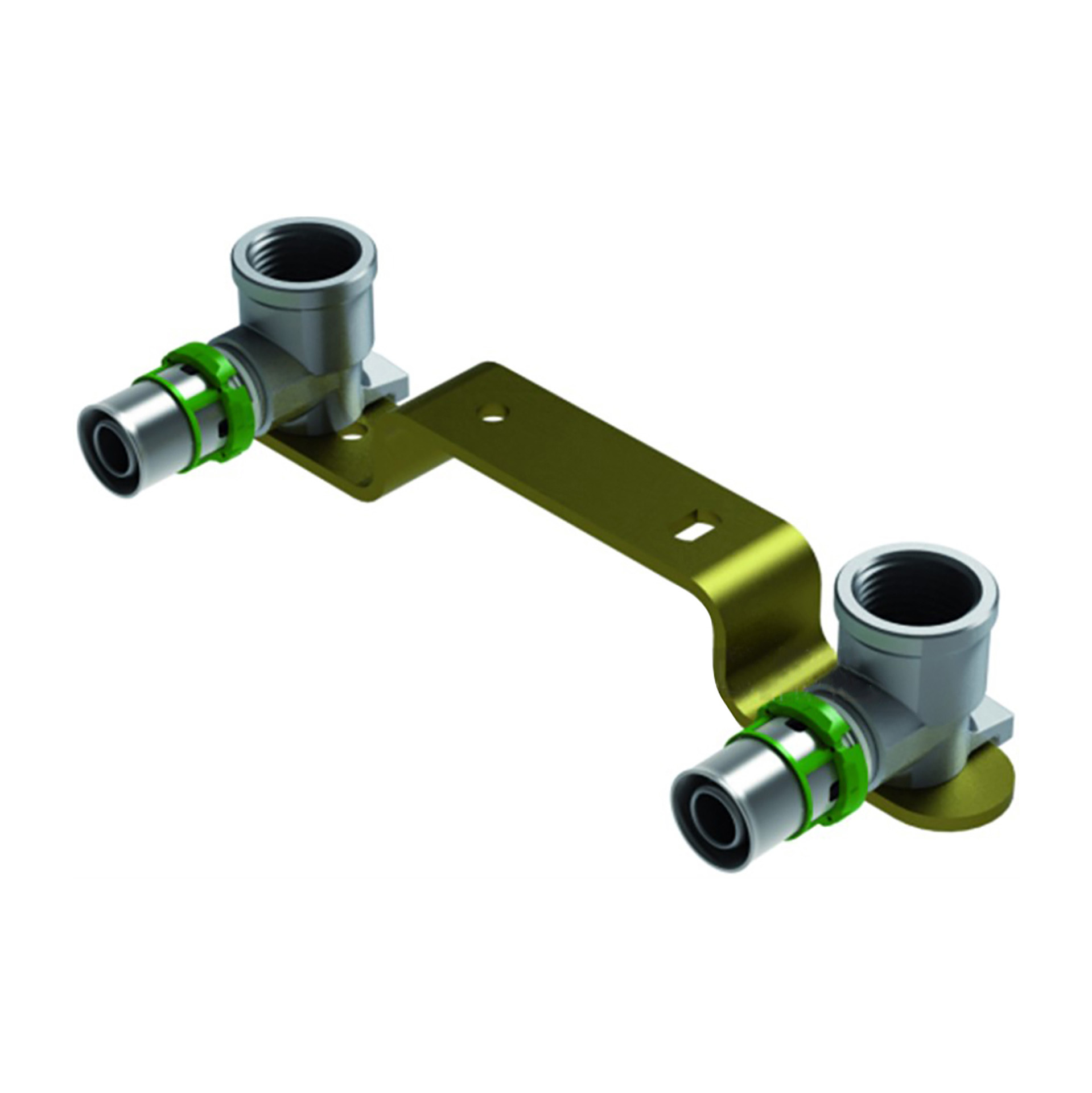 01903516e7.jpg Muurplaat Dubbel 20x1/2fx20 784ece//7507w2012 - Image 1