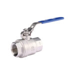 VANNE INOX POIGNEE BLEUE I701 6/4