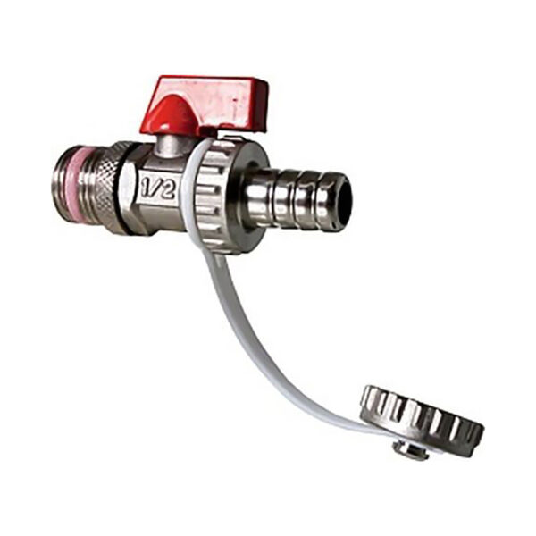 ROBINET VIDANGE A BOULE POUR CHAUDIERE 195B 1/2