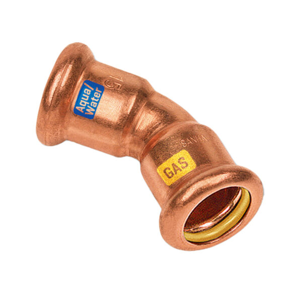 AQUAGAS COURBE 45° F/F 54