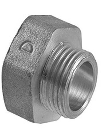 3dab99dda5.jpg Brass Reducing Socket Nick. 2246n 1"Fx1/2m - Image 1