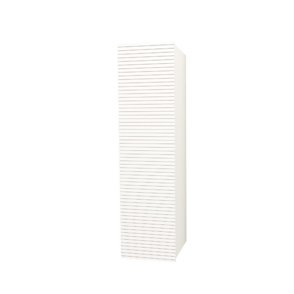 ELITE MEUBLE COLONNE AVEC RELIEF HORIZONTAL (135CM) - BLANC MAT
