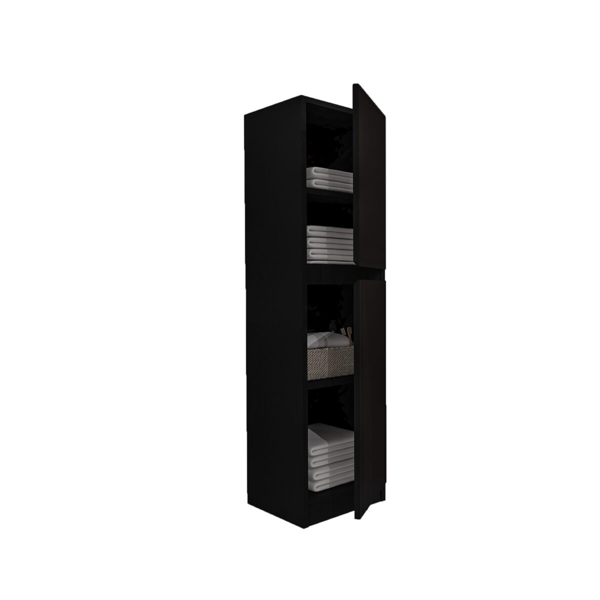 JUPITER MEUBLE COLONNE (135CM) - NOIR - Image 2