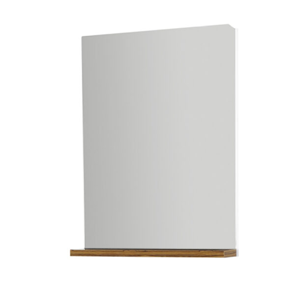 ALONI ELMAS MIROIR AVEC TABLETTE (44X54.5X8.2CM) - MARRON