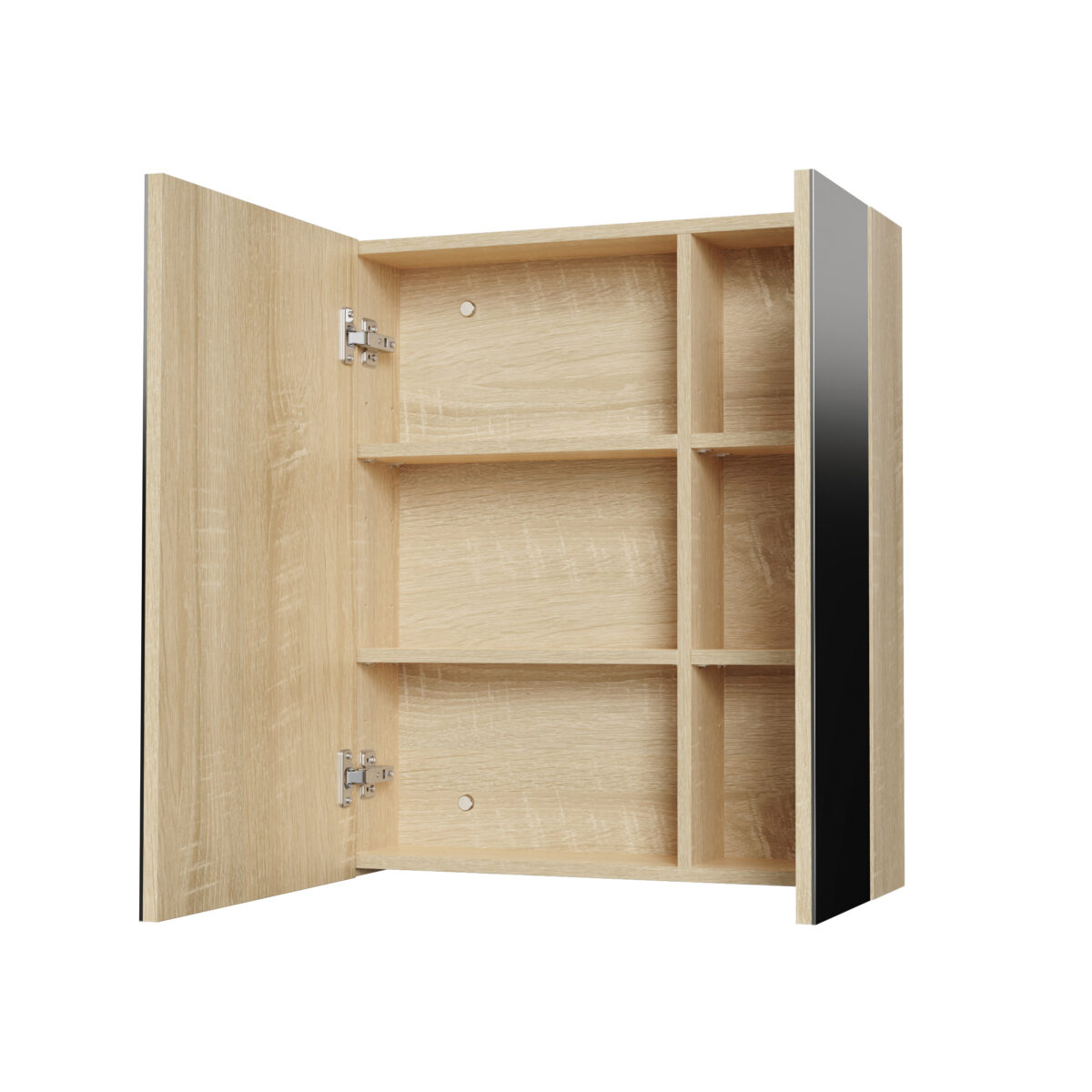 Aloni Hayat Meuble Sous-Vasque - 2 Tiroirs - Sans Poignee - Soft Close – 59,5x50x45 Cm - Chêne – Image 18