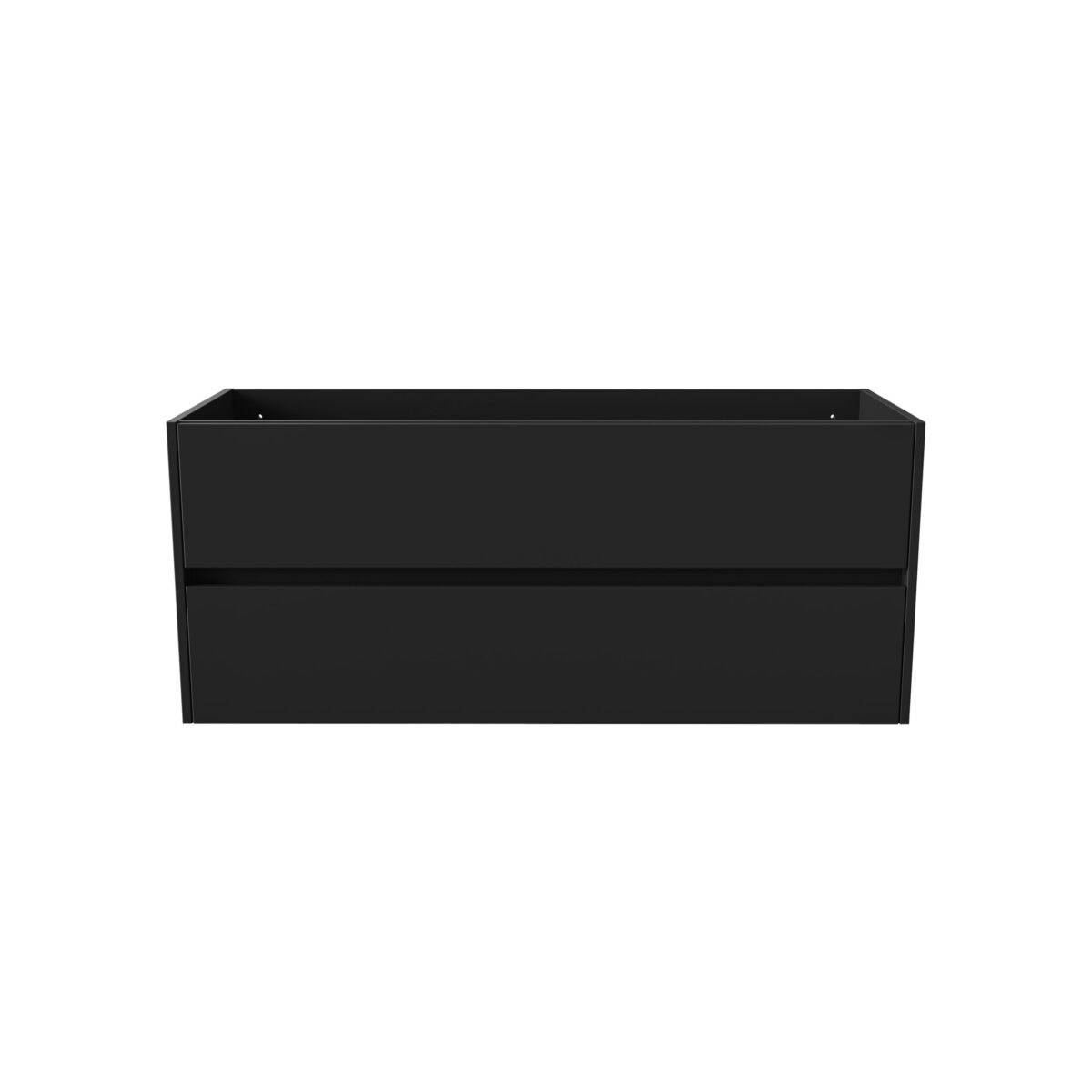 ALONI HAYAT MEUBLE SOUS-VASQUE - 2 TIROIRS - SANS POIGNEE - SOFT CLOSE – 59,5X50X45 CM - NOIR MAT - Image 29