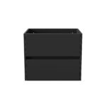 ALONI HAYAT MEUBLE SOUS-VASQUE - 2 TIROIRS - SANS POIGNEE - SOFT CLOSE – 59,5X50X45 CM - NOIR MAT - Image 7