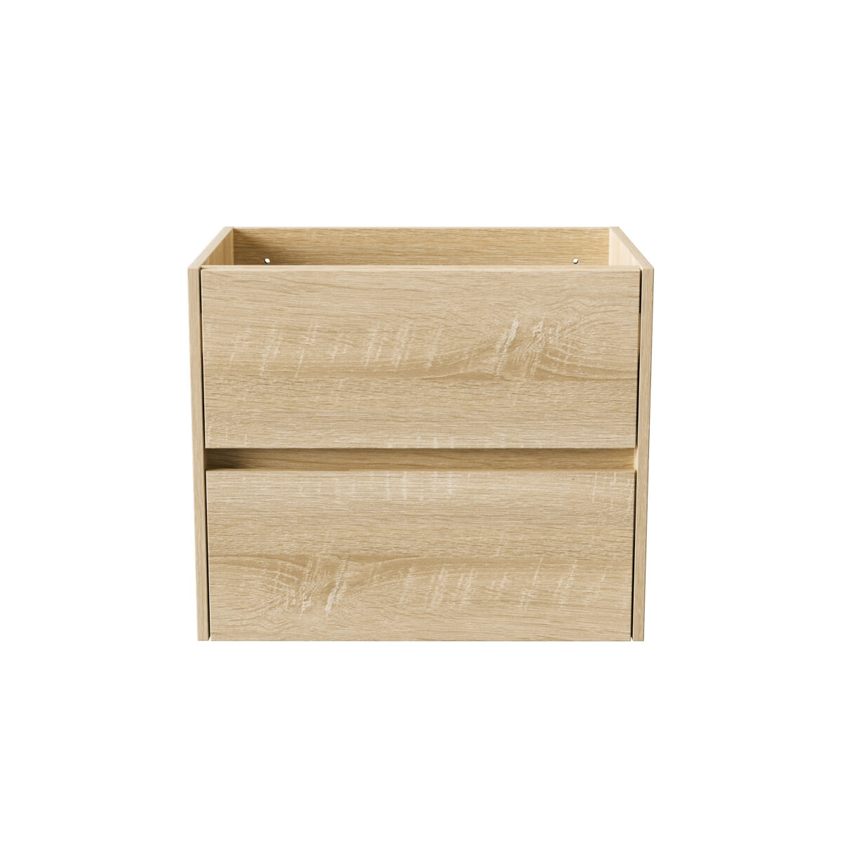 ALONI HAYAT MEUBLE SOUS-VASQUE - 2 TIROIRS - SANS POIGNEE - SOFT CLOSE – 59,5X50X45 CM - NOIR MAT - Image 21