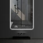 ALONI QUEEN MIROIR - AVEC ÉCLAIRAGE LED - RECTANGULAIRE - SANS CADRE - AVEC CHAUFFAGE - TEMPÉRATURE DE COULEUR LED 3500-6500K - 60X80CM