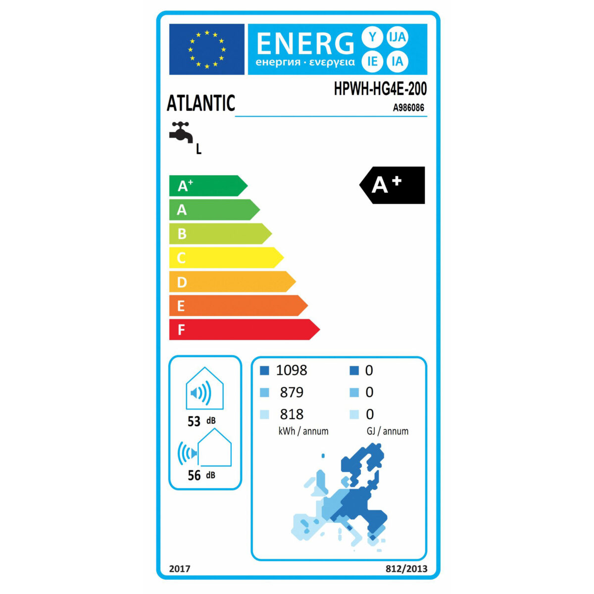 Warmtepompboiler Monobloc 200 Liter - Explorer V4 - Afbeelding 5