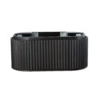 BEGONIA MEUBLE SOUS-VASQUE - 1 TIROIR - SANS POIGNÉE - SOFT CLOSE – 99X42X52,5 CM - CHÊNE NOIR