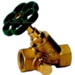 Schuine Stopkraan Met Aftapper 2"