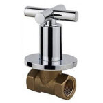 ALONI CROSS ROBINET DARRÃŠT ENCASTRÃ‰ 1/2 X 1/2 - CHROME