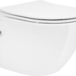 Wc Suspendu Rimoff Blanc Avec Levier Eau Froide