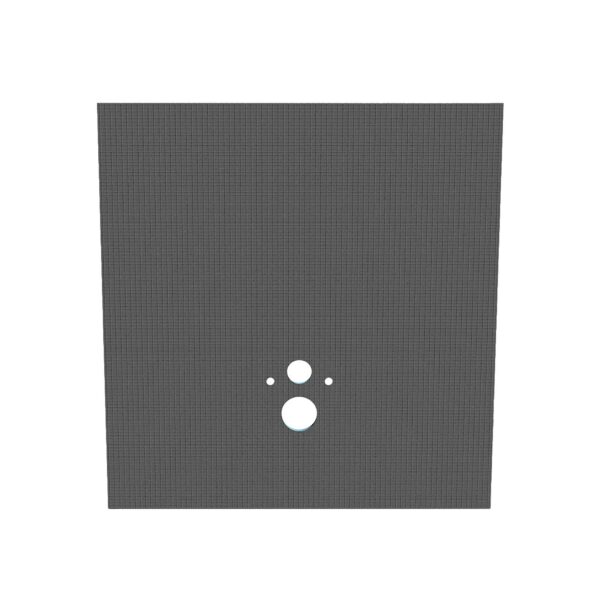 PLAQUE DE CONSTRUCTION ET D'ISOLATION WC SUSPENDU - ETANCHE - XPS - 1200X1300X20MM - GRISE