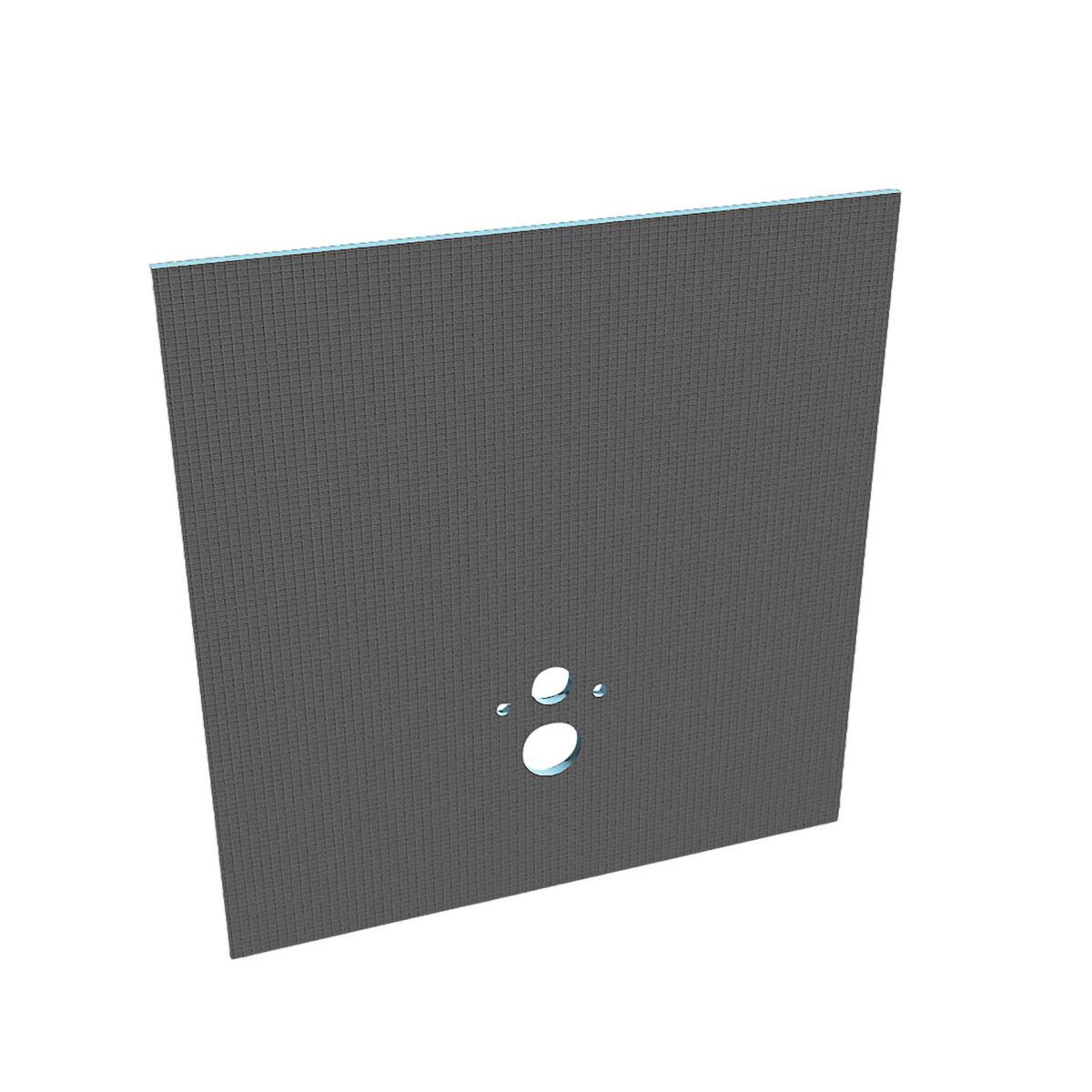 PLAQUE DE CONSTRUCTION ET D'ISOLATION WC SUSPENDU - ETANCHE - XPS - 1200X1300X20MM - GRISE - Image 2
