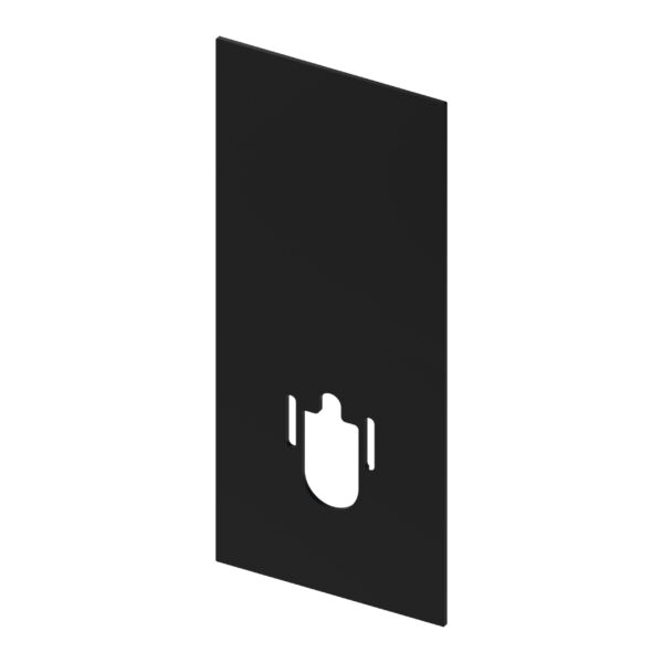 TECE PLAQUE D'ADAPTATION TECE POUR TOILETTE SUSPENDUE AVEC BIDET - NOIR MAT