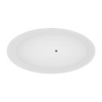 ADONISM BAIGNOIRE AUTOPORTANTE AVEC JETS HYDROMASSAGE (190X96X82CM) - BLANC - Image 3