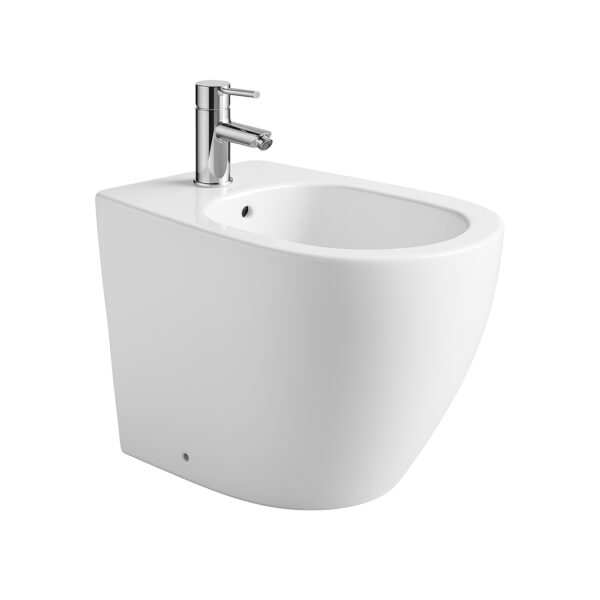 ALONI DORNA BIDET – AU SOL – SANS ROBINET DE BIDET – SANS ABATTANT – CÉRAMIQUE – 36,5X41X56 CM – BLANC BRILLANT