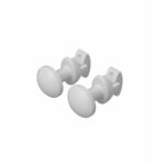 PATÈRE SÈCHE-SERVIETTES  (EMBALLÉ POUR 2 PCS) BLANC