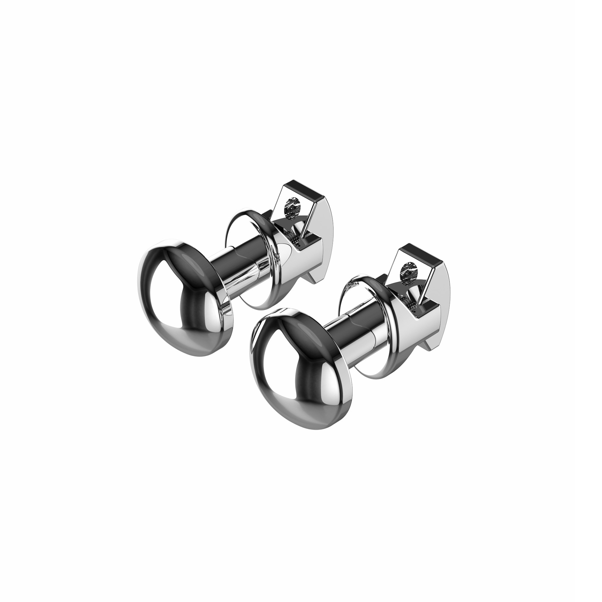 AL89007.jpg BOUTON SECHE-SERVIETTES CHROME (PRIX PAR 2PCS) - Image 1