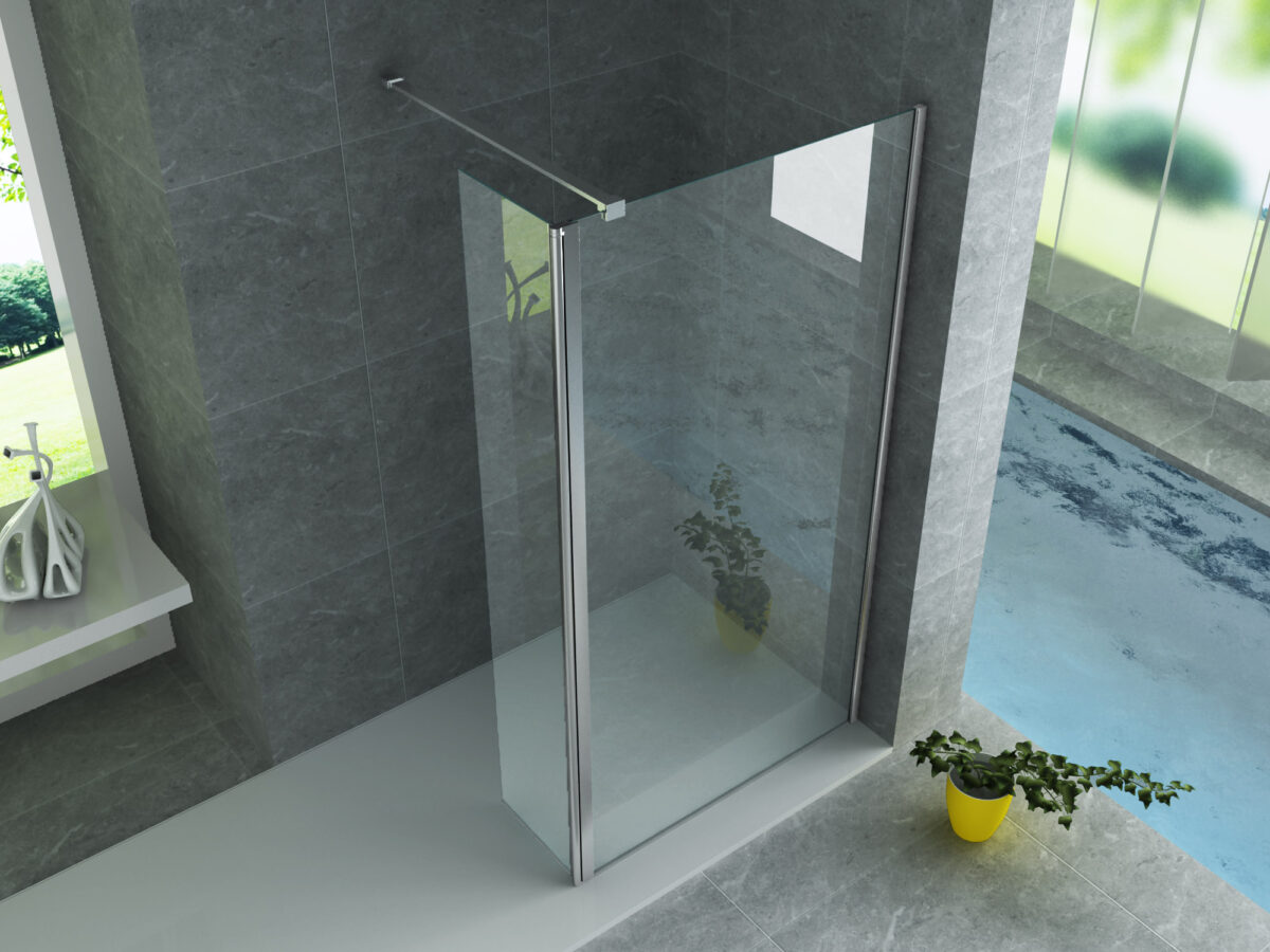 Aloni Panneau Latéral Pivotant 8mm (30x200cm) - Afbeelding 2