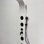 Panneau De Douche Mat Tout En Accessoire Tout Noir