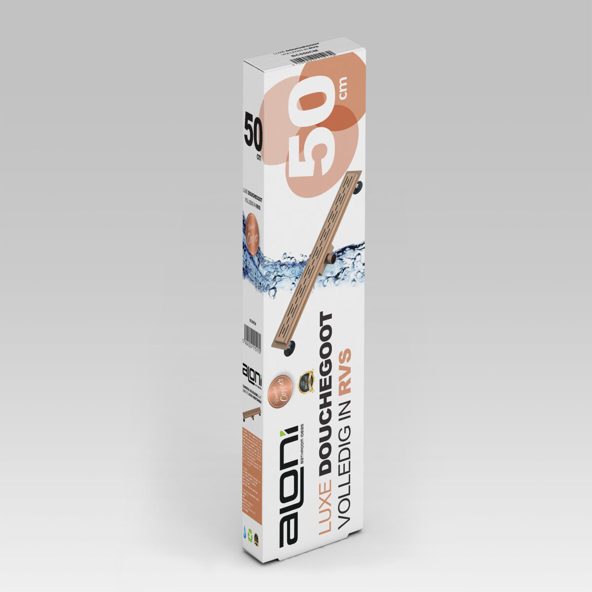 Aloni Koper Douchegoot Compleet 50cm - Afbeelding 5