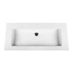 ALONI SOLID SURFACE LAVABO (100CM) - BLANC