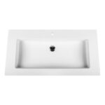 ALONI SOLID SURFACE LAVABO (80CM) - BLANC