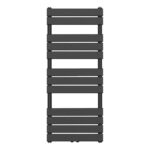 RADIATEUR SÈCHE-SERVIETTES RACCORDEMENT CENTRAL NOIR 1200X500-593W