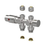 Radiatorklep - Design - Thermostatisch - Wand- En Vloeraansluiting - 1/2" Buitendraadx16/2 M30 - Geborsteld Roestvrij Staal - Afbeelding 2