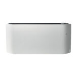 RADIATEUR ELECTRIQUE MURAL BLANC AVEC PRISE + PROGRAM 2000W-LxH:119x56,5