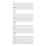 RADIATEUR SÈCHE-SERVIETTES RACCORDEMENT GAUCHE/COMB - BLANC 1200X600-681W