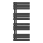RADIATEUR SÈCHE-SERVIETTES RACCORDEMENT GAUCHE/COMB - NOIR 1200X500-593W