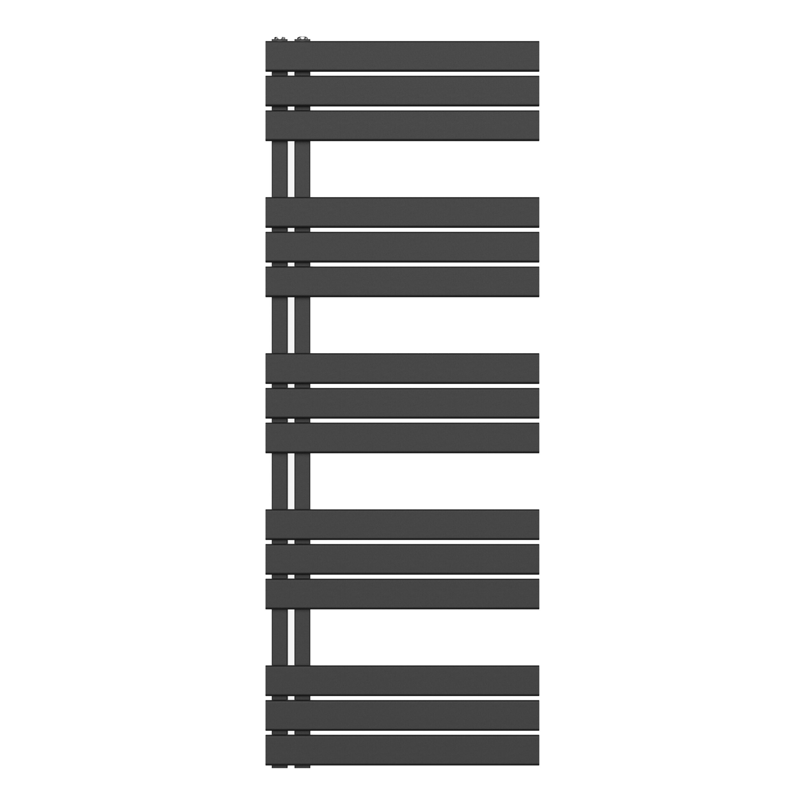 BUCZ1600600.jpg RADIATEUR SÈCHE-SERVIETTES RACCORDEMENT GAUCHE/COMB - NOIR 1600X600-864W - Image 1