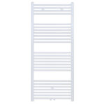 BELRAD SÈCHE-SERVIETTES - RACCORDEMENT GAUCHE-DROITE/CENTRAL - 655 WATT - 1400X500CM - BLANC BRILLANT
