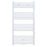 BELRAD SÈCHE-SERVIETTES - RACCORDEMENT GAUCHE-DROITE/CENTRAL - 616 WATT - 1200X600CM - BLANC MAT