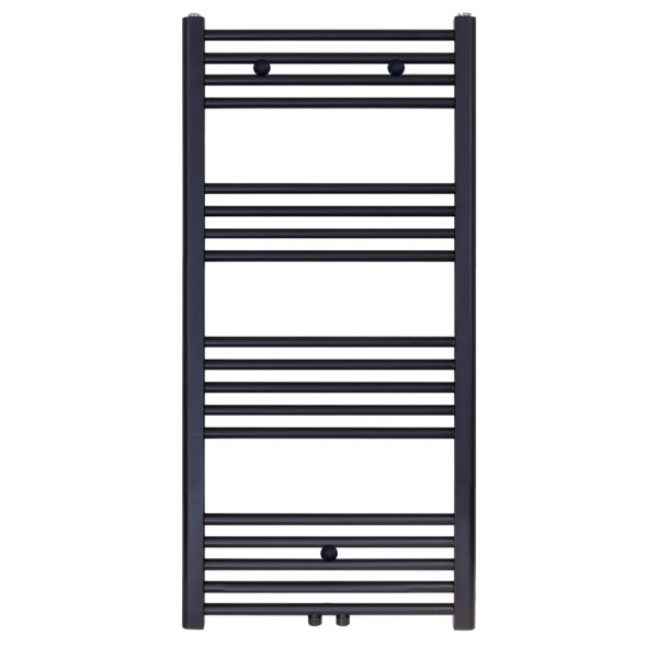 BELRAD SÈCHE-SERVIETTES - RACCORDEMENT GAUCHE-DROITE/CENTRAL - 616 WATT - 1200X600CM - NOIR MAT